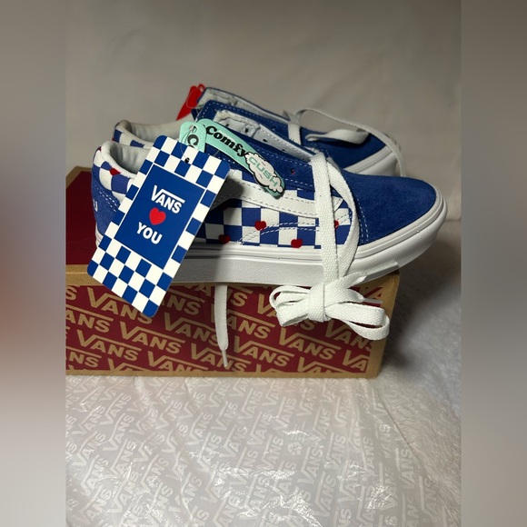 Vans Kids ComfyCush Old Skool Sneakers Autism Awareness Brand New - Picture 5 of 12